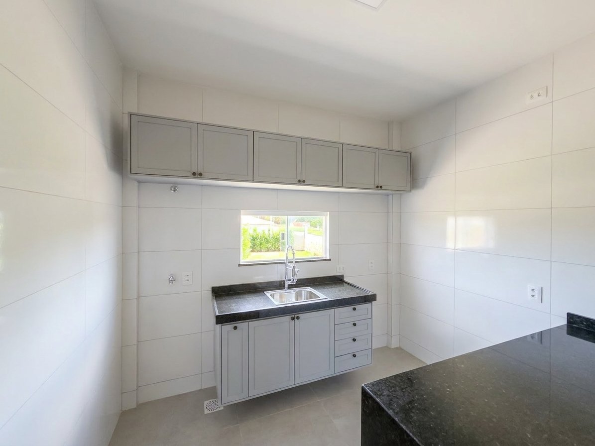 Apartamento no Edifício Castelo Plaza, Cozinha com armários